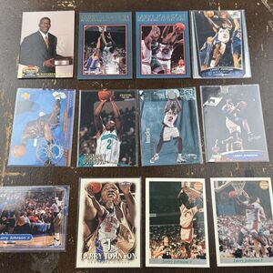 Larry Johnson 12 Card Lot NM Rookie Of The Year Members Choice Stadium Club Refr
